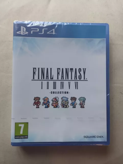 Final Fantasy I-VI Collection Pixel Remaster - PS4 (II III IV V 1 6 collector)