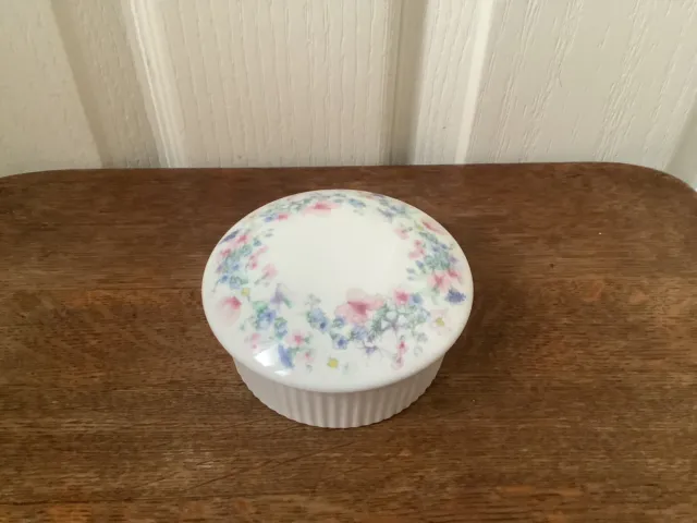 Vintage Wedgwood Fine Bone China Angela Lidded Trinket Box