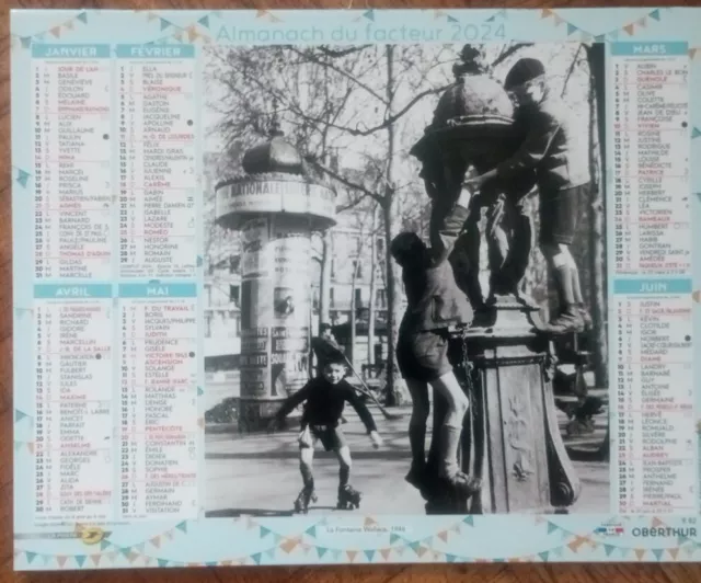 CALENDRIER LA POSTE 2024, Almanach du facteur EUR 7,90 PicClick FR