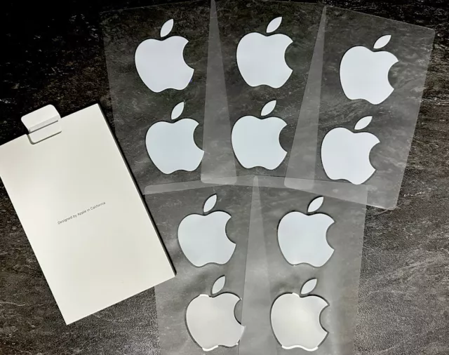 5 Stück x 2 Original Apple Aufkleber von iPad.