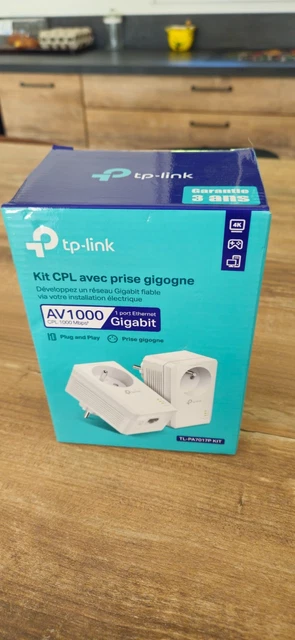 Kit CPL TP-LINK TLPA8015P Avec Prise Gigogne - NEUF Sous Blister