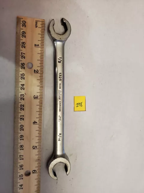 Vintage Herbrand 1325 - 1/2” X 9/16” Flare Wrench  Line Wrench USA