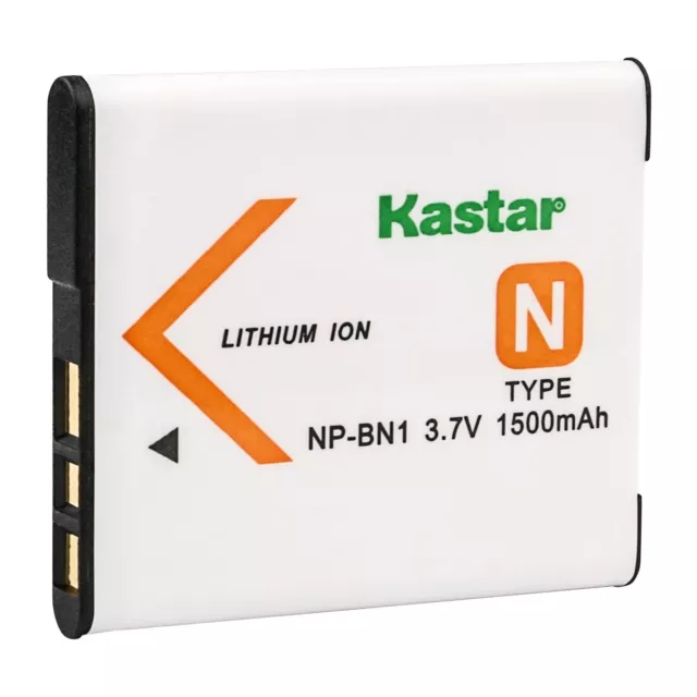 Kastar Repacement Battery for Sony NP-BN1 BC-CSN & Sony Cyber-shot DSC-W830