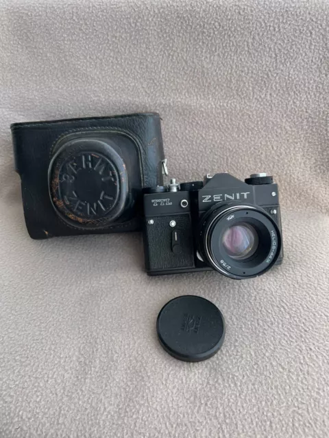 Zenit TTL SLR Film Camera Helios-44m 58mm F2 Lens For M42