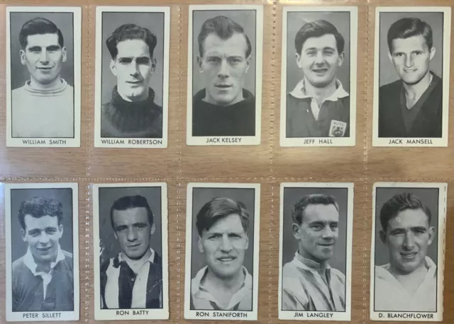 .D.c. Thomson 1957 Football Stars 16/48 Cat £40