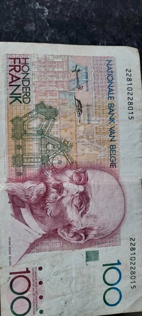 Billet belge de 100 francs
