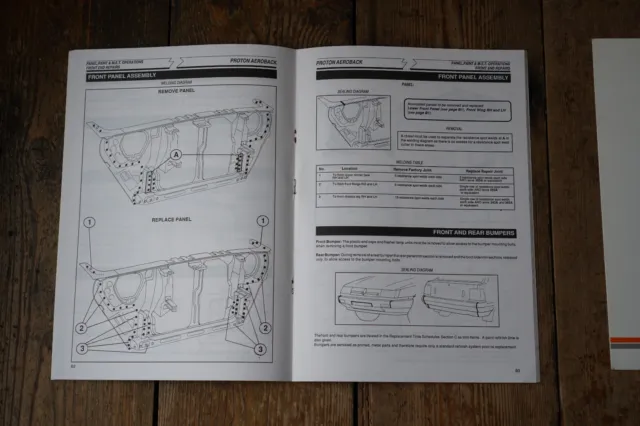 Thatcham Body Repair Manual Proton Aeroback 2
