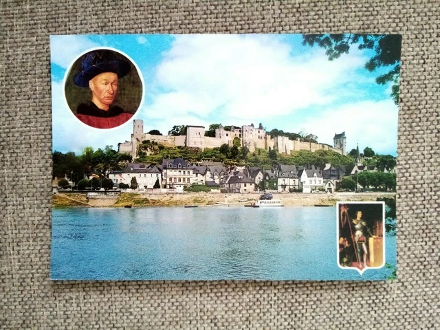 Cpsm Cpm Chinon Different Views Of The Castle Artaud Editions