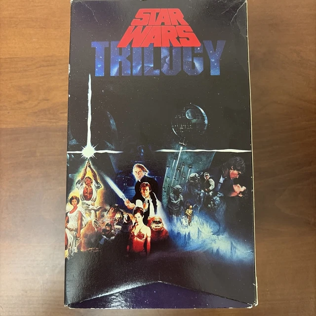 ORIGINAL 1988-1990 STAR Wars Trilogy VHS Box Set Vintage Before Cuts £ ...