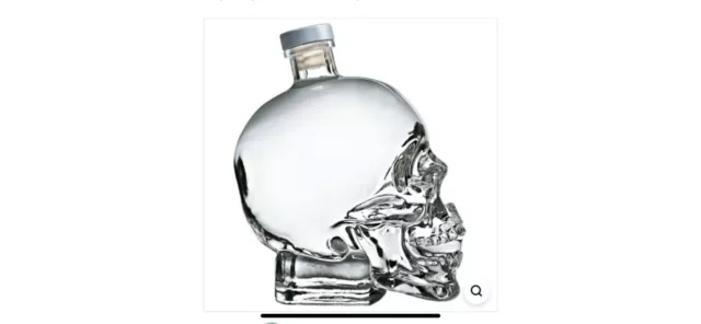 Empty Crystal Head Skull Vodka 700 ml empty bottle 2