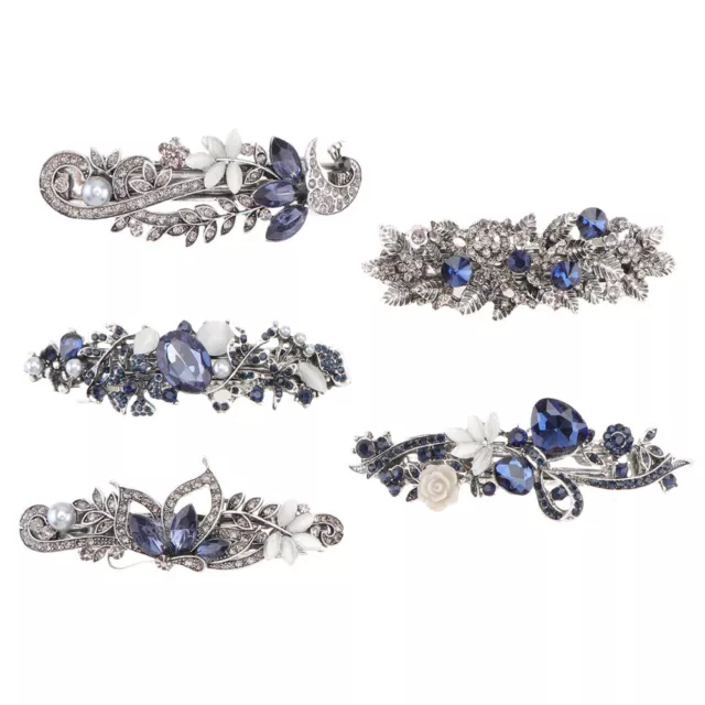 5pcs Vintage Hairpin Temperament Hair Barrette Bridal Hair Clip