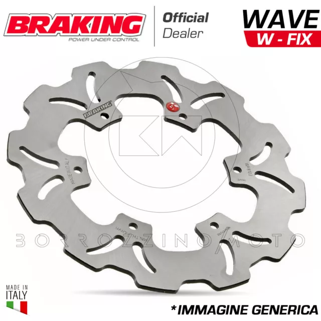 Disco Freno Anteriore Braking Wave Wfix Piaggio Vespa Gts Ie Abs 300 2016-2017