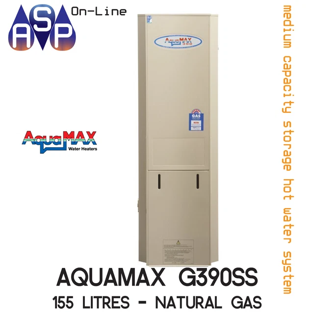 AQUAMAX G390SS - Hot Water Storage - 155L - Natural Gas $1,650.00 -  PicClick AU