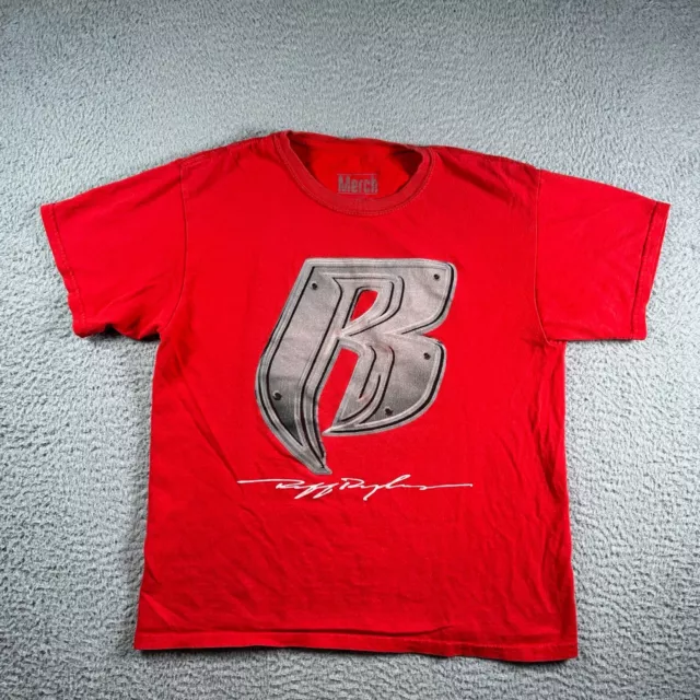 Ruff Ryders Dirty Denim Collection DMX T-Shirt Mens XL Red Short Sleeve Graphic