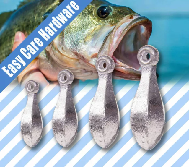 FISHING SINKERS DEEP Sea Fishing 20 pack Sizes 1oz - 8oz Snapper Sinkers  $33.04 - PicClick AU