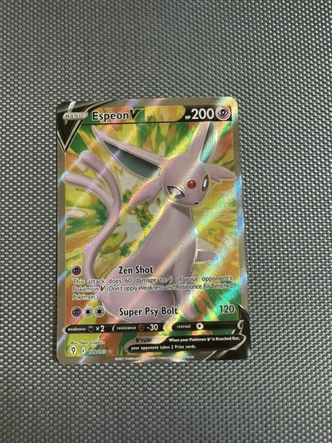 Espeon V 179/203 Ultra Rare Pokemon Card (SWSH Evolving Skies)