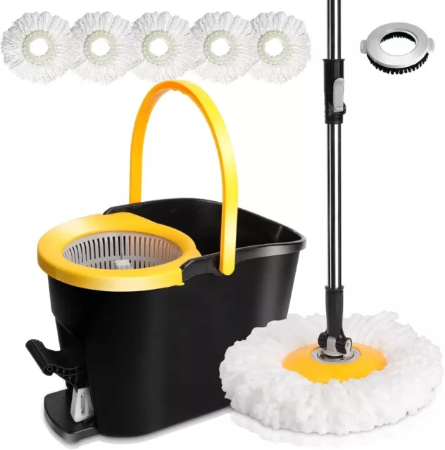 Mop and Bucket Spin Mop and Buckets Sets with Foot Pedal