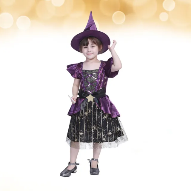 Costume cosplay strega costume da strega per bambini abito da strega abito bambino
