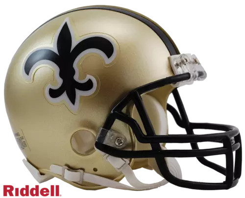 New Orleans Saints NFL VSR4 Throwback 1976-1999 Replica Mini Football Helmet