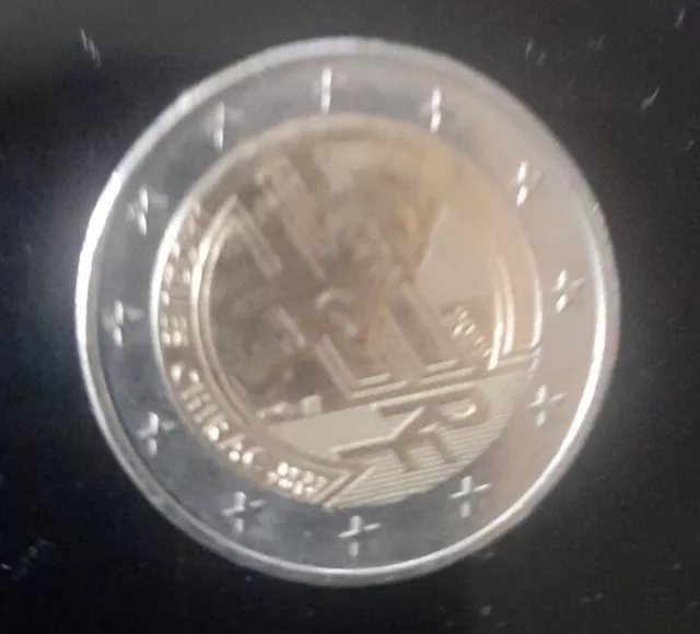 pièce 2 euros commémorative france 2022 Jacques Chirac UNC