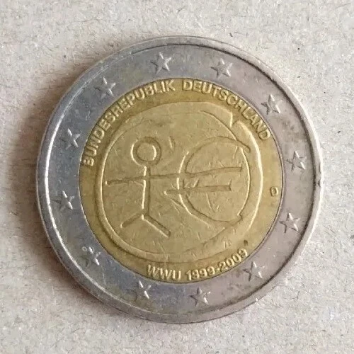 2 Euro Munze Strichmannchen