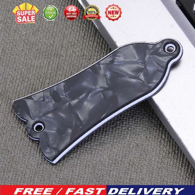 2 Löcher Aluminiumlegierung Guitar Truss Rod Cover Glockenform passend für e-Git