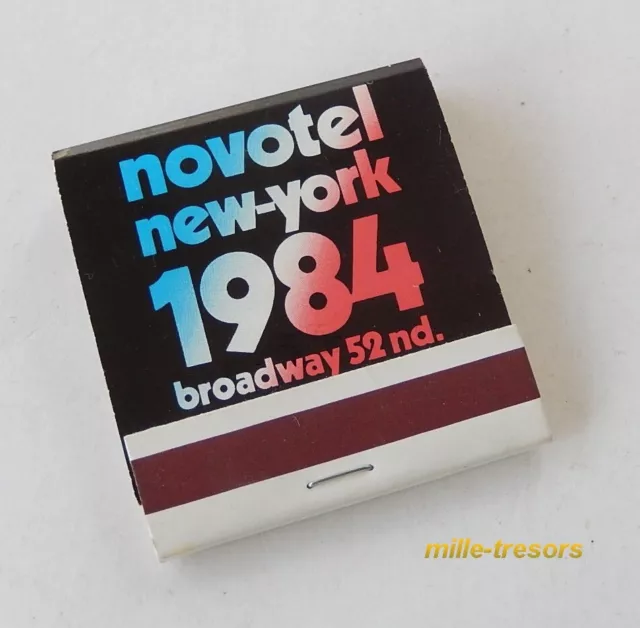 Pochette d´allumettes NOVOTEL NEW YORK 1984 Broadway 52 nd.+ ROTHMANS - Matchbox