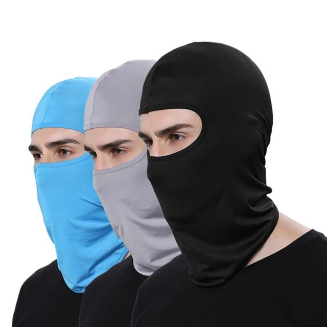 Cagoule Capuche 9 Couleurs Casque Pochettes Moto Bandana UV Protection Contre