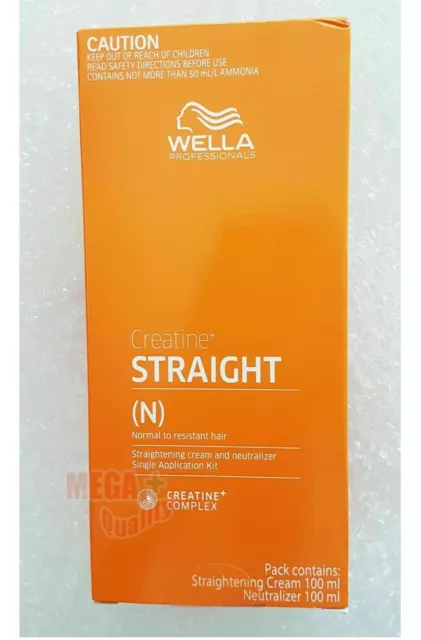WELLA WELLASTRATE PERMANENT Straight System Hair Straightening Cream #  Intense EUR 19,12 - PicClick FR