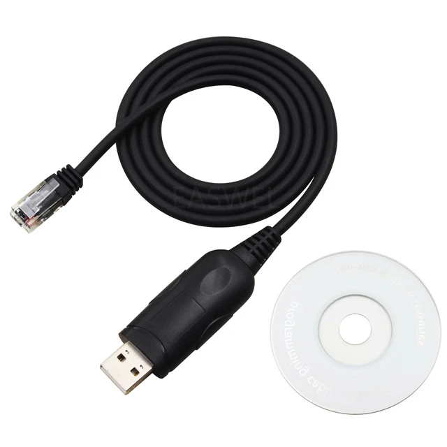 USB Programming cable for Yaesu FT-2800 FT-1807 FT-1802 FT1500 FT-2900 6pin