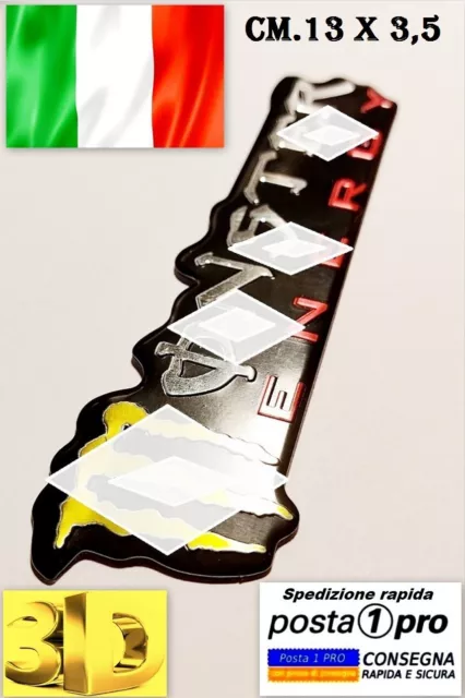ADESIVO M.o.n.s.t.e.r. ALLUMINIO 3D per ALTE TEMPERATURE SCARICO Moto/Auto