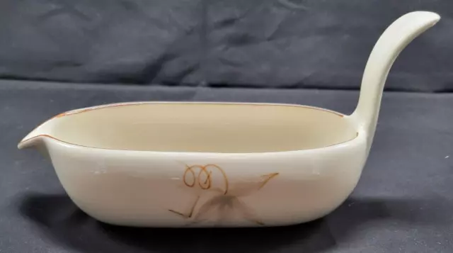 Vintage Winfield China Dragon Flower Gravy Boat Sauce Serving Dish Pottery