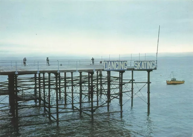 Vintage 1980s Lancashire Postcard, Morecambe Pier  IF4