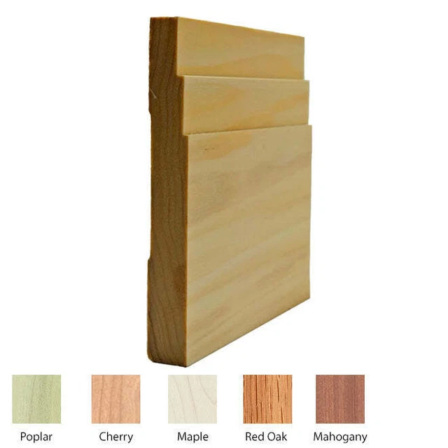 Baseboard EWBB29 Contemporary Style, 11/16" x 5-1/4"