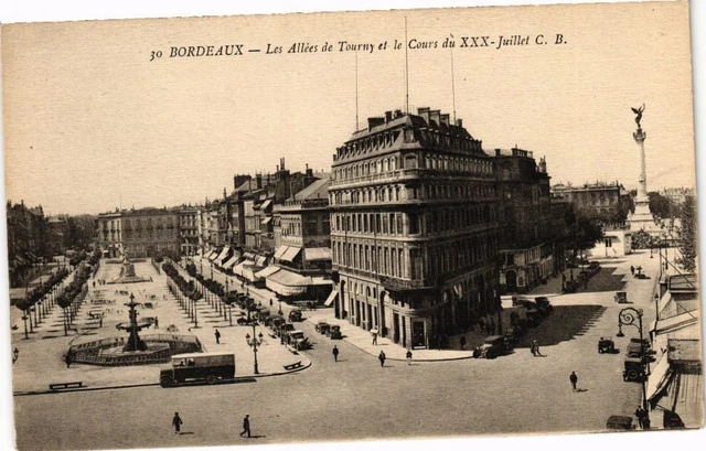 CPA BORDEAUX-Les Allées de Tourny et le Cours du XXX-Julliet (176843)