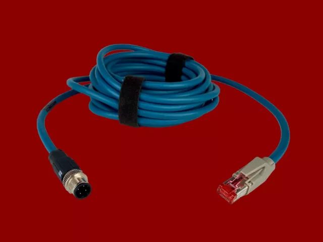 Keyence OP-87458 IX 5-m-Ethernetkabel (M12 4-polig/RJ45)