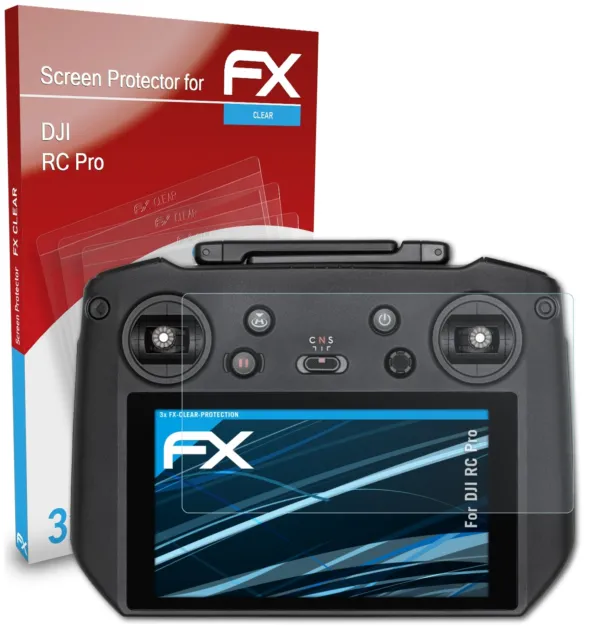 atFoliX 3x Film Protection d'écran pour DJI RC Pro Protecteur d'écran clair