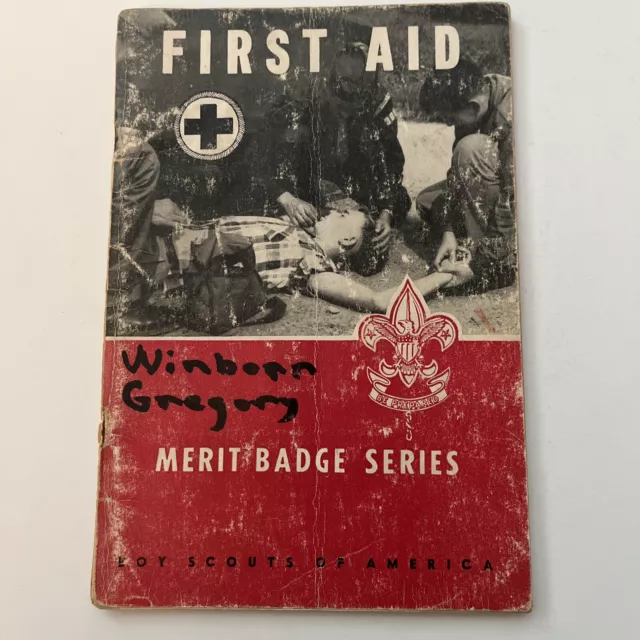 Vintage - Boy Scouts Of America "First Aid" Merit Badge Book
