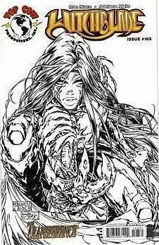 MICHAEL TURNER sketch variant WITCHBLADE #103 RRP image TOP COW COMIC 1st print