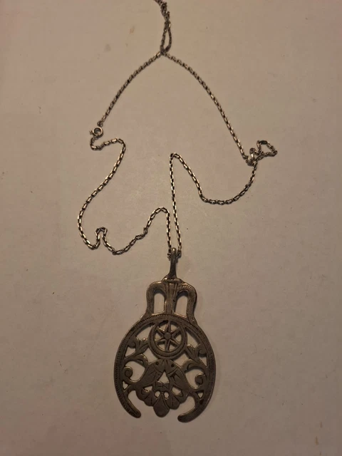 Pendentif Ancien En Argent - Style Afrique Du Nord, Occasion En Bon état