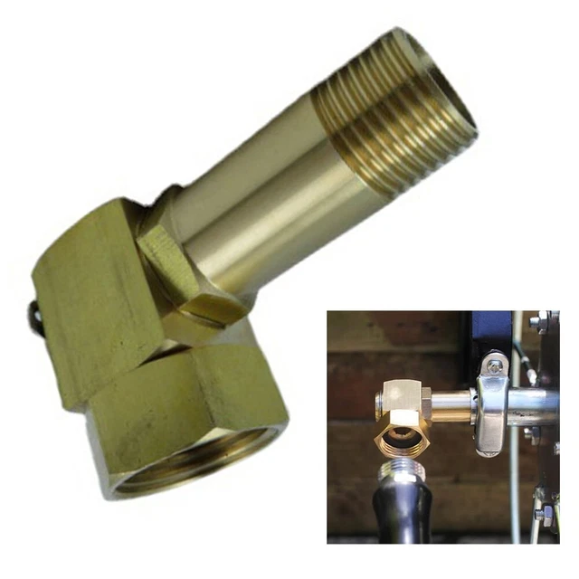 Pivot Tuyau Underhill HS-101 - Laiton Rouge 2,5x2,5cm - Anti-enchevêtrement