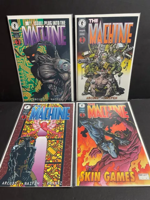 Machine #1, #2, #3, #4  NM  1994 Full Set Lot of 4 High Grade Dark Horse Comics