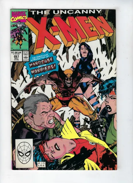 UNCANNY X-MEN # 261 (Marvel Comics, JIM LEE cover, May 1990) VF/NM