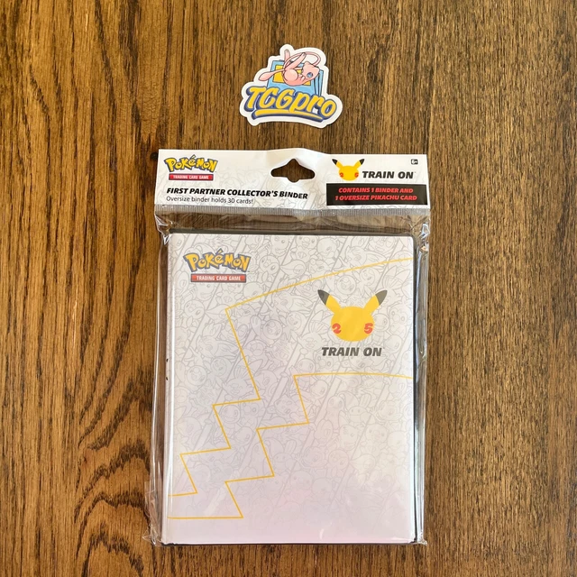 Gambit First Appearance Pokmon 25th Anniversary First Partner Collector  Binder With Jumbo Pikachu Card - English