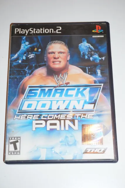 Wwe Smackdown Here Comes The Pain ORIGINAL (Sony Playstation 2 ps2) w/ Case