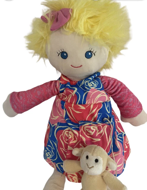 Sierra Scentsy Friend with Sweet Pie the Lamb Mini Buddy 16” Blonde Plush Doll