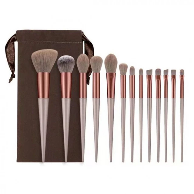 13 Pz Pennelli per trucco professionale Set Fondotin taper trucco pennelli
