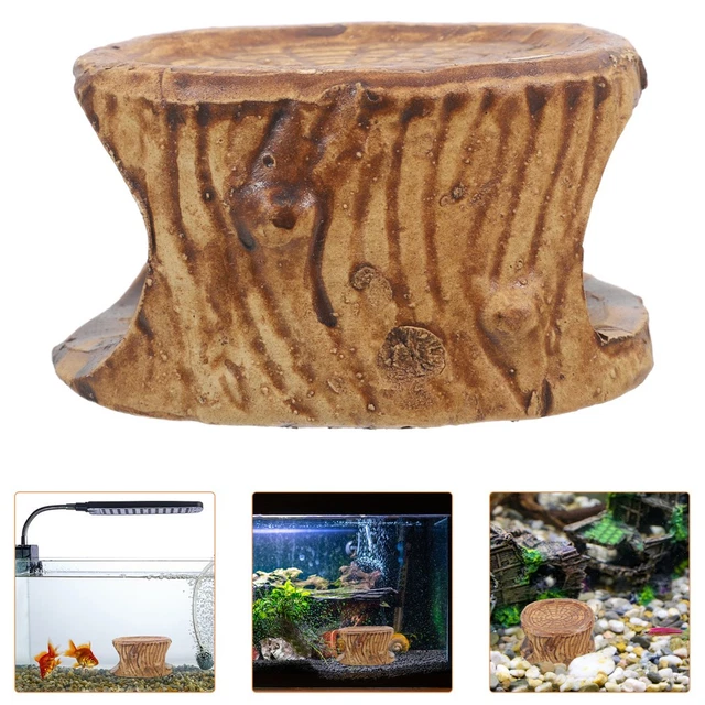 Picture of REPTILE CAVE CERAMIC Turtles Basking Platform Hiding Habitat Aquarium ...