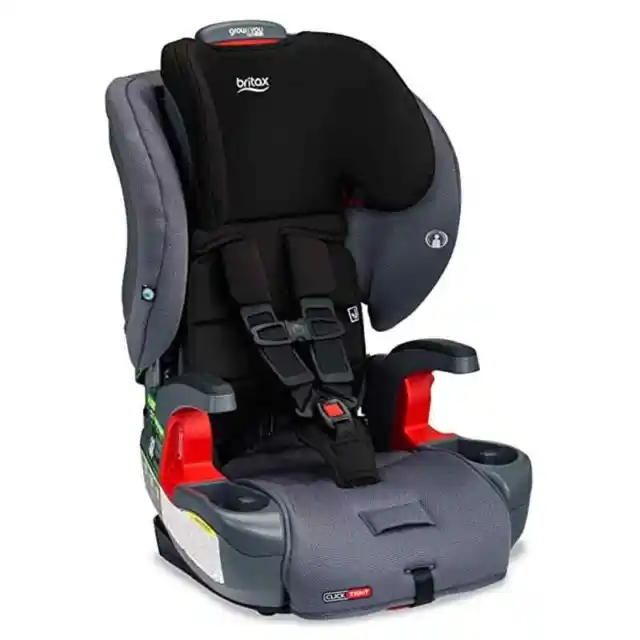 New Britax Grow with You ClickTight Plus Harness 2 Booster Car Seat Cobblestone