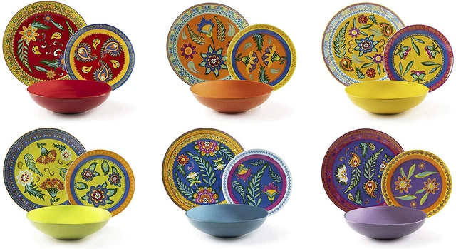 Excelsa lot de 4 tasses jumbo Gipsy Soul porcelaine 50 cl multicolore
